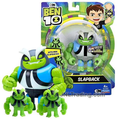 Year 2018 Cartoon Network Ben Tennyson 10 Series 4 Inch Tall Figure - SLAPBACK with 2 Mini Slapbacks