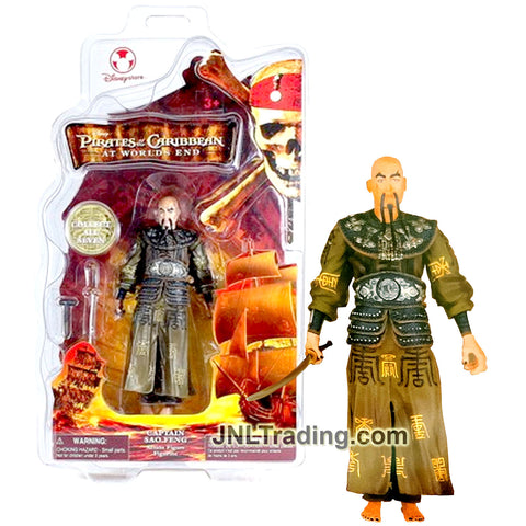 Pirates of the Caribbean At World's End Series 6 Inch Tall Figure - CAPTAIN SAO FENG with Sword
