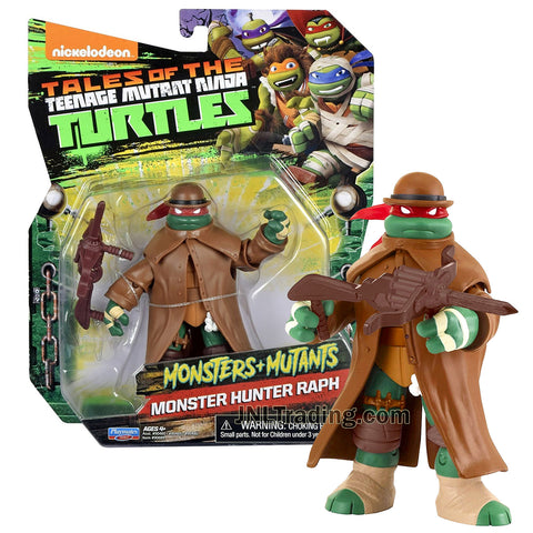 Year 2017 Tales of Teenage Mutant Ninja Turtles TMNT Monsters + Mutants Series 5 Inch Tall Figure - MONSTER HUNTER RAPH in Trench Coat with Crossbow