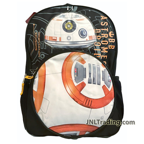Star Wars BB-8 Astromech Droid School Backpack with 2 Compartments, 2 Side Pockets and Adjustable Shoulder Straps
