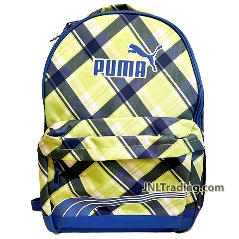 PUMA ARCHTYPE Green School Backpack with 2 Compartments, 2 Side Pocket, Laptop Sleeve, Reinforced Base and Comfort Padding