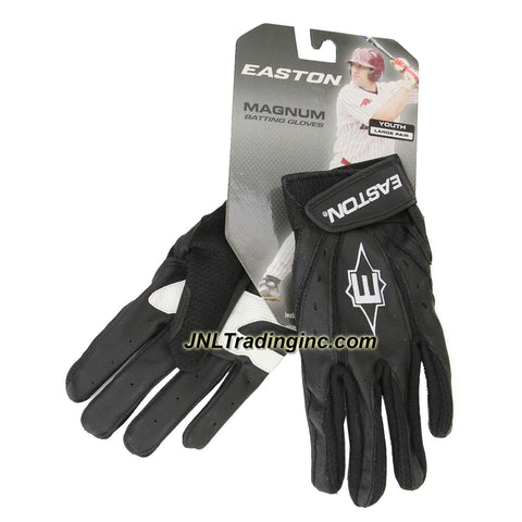 Easton Magnum Series Youth Baseball Softball Batting Glove - Color: Black, Size: Large