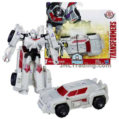 Transformers Year 2016 Transformers Robots In Disguise Combiner Force 1 Step Changer 5 Inch Tall Figure - HEATSEEKER (Vehicle Mode: SUV)