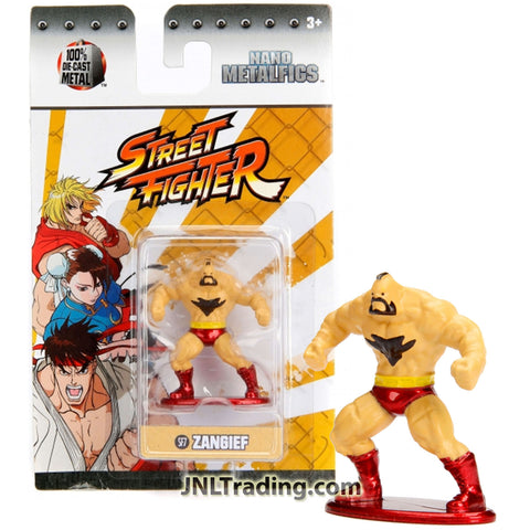 Jada Toys Street Fighter Nano Metalfigs Series 2 Inch Tall Die Cast Metal Figure : SF7 ZANGIEF