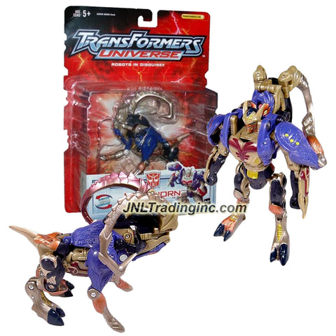 Hasbro Year 2004 Transformers Universe Series Deluxe Class 6 Inch Tall Action Figure - Autobot LONGHORN (Beast Mode: Mountain Ram)