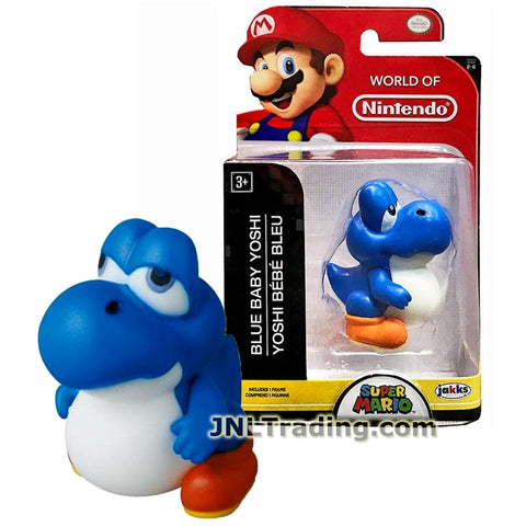 World of Nintendo Year 2017 Super Mario Series 2-1/2 Inch Tall Figure - BLUE BABY YOSHI