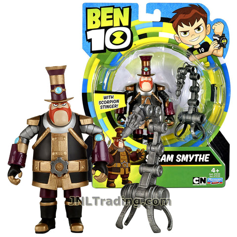 Cartoon Network Year 2017 Ben 10 Series 4-1/2 Inch Tall Figure - Villain STEAM SMYTHE with Scorpion Stinger