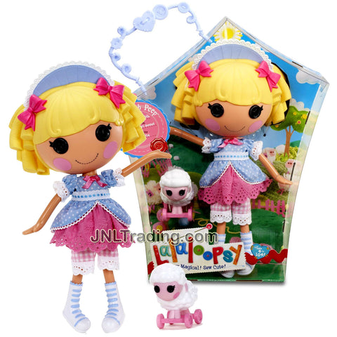 Lalaloopsy Sew Magical! Sew Cute! 12 Inch Tall Button Doll - Little Bah Peep with Pet White Sheep