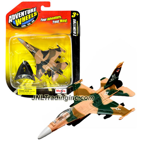 Maisto Adventure Tailwinds Series 1:120 Scale Die Cast United States Military Aircraft - U.S. Air Force Jet Fighter F-16 FIGHTING FALCON with 