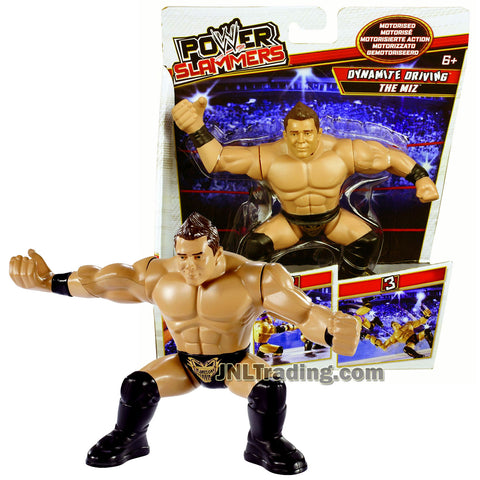 World Wrestling Entertainment Year 2012 WWE Power Slammers Series 4 Inch Tall Motorized Wrestler Battling Action Figure - Dynamite Driving THE MIZ