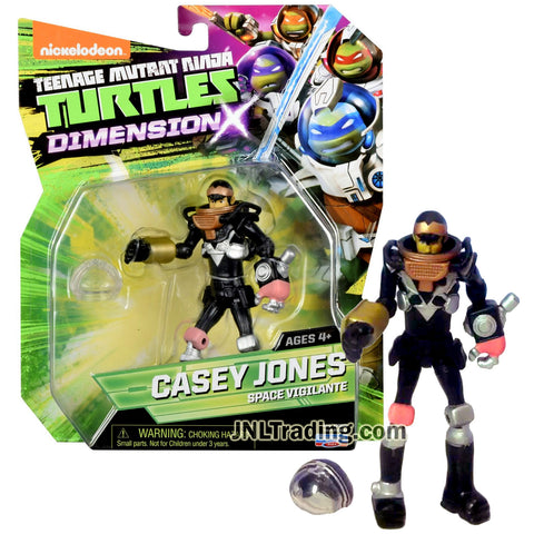 Year 2015 Teenage Mutant Ninja Turtles TMNT Dimension X Series 5 Inch Tall Action Figure - Space Vigilante CASEY JONES with Helmet