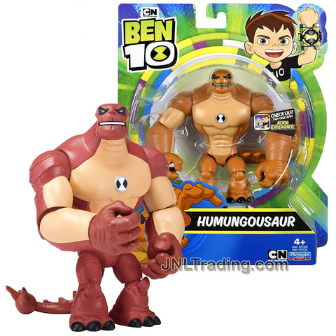 Year 2018 Cartoon Network Ben Tennyson 10 Series 5 Inch Tall Figure - HUMUNGOUSSAUR with Snap-On Tail