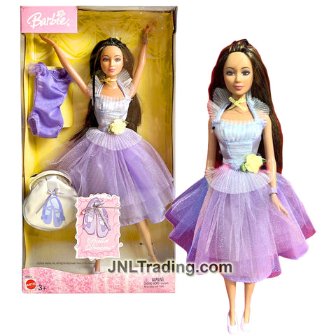 Year 2004 Barbie Ballet Dreams Series 12 Inch Doll - Asian BALLERINA LEA H0861 with Leotard and Shoe Bag