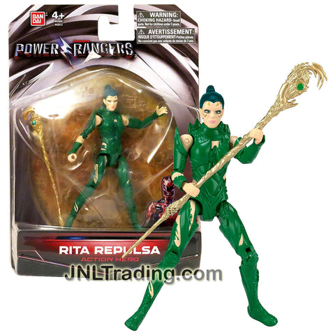 Bandai Year 2017 Saban's Power Rangers Movie Series 5 Inch Tall Figure - RITA REPULSA with Staff