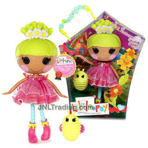 Lalaloopsy Sew Magical! Sew Cute! 12 Inch Tall Button Doll - Pix E. Flutters with Pet Green Firefly Plus Bonus Poster Inside
