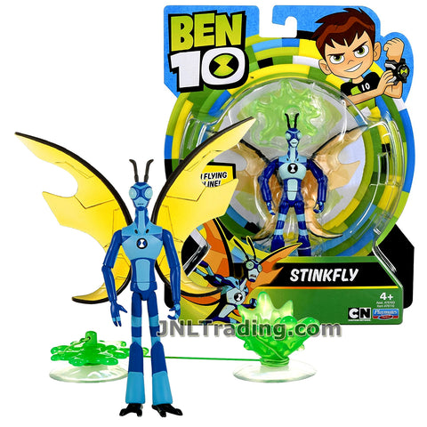 Cartoon Network Year 2017 Ben 10 Series 4-1/2 Inch Tall Figure - STINKFLY with Zipline