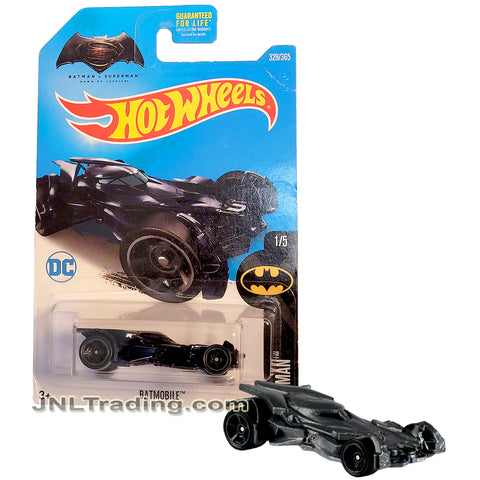 Year 2015 Hot Wheels Batman Series 1:64 Scale Die Cast Car Set 1/5 - Batman vs Superman BATMOBILE