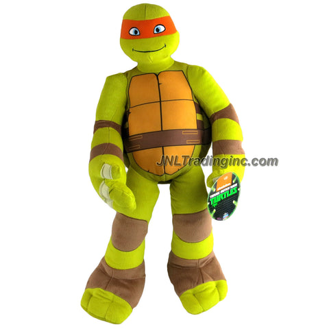 Playmates Year 2015 Nickelodeon Teenage Mutant Ninja Turtles LARGE 24 Inch Tall Plush Toy Figure - MICHELANGELO