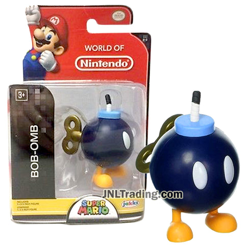 Year 2016 World of Nintendo Super Mario Series 2 Inch Tall Mini Figure : BOB-OMB