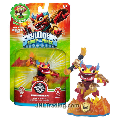 Activision Skylanders Swap Force Series 3 Inch Figure : Burn to Be Wild! FIRE KRAKEN