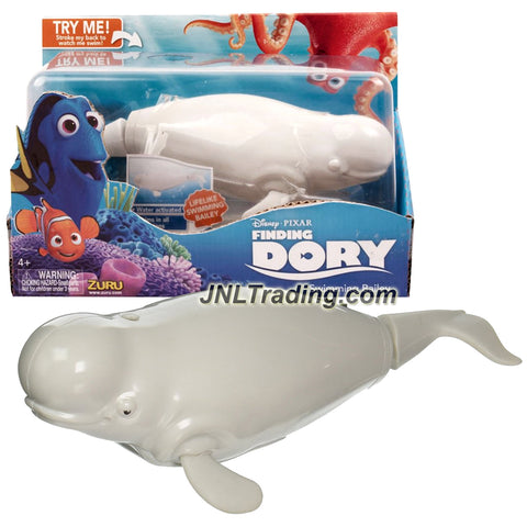 Zuru Year 2015 Disney Pixar Finding Dory Series 7 Inch Long Figure - SWIMMING BAILEY the Beluga Whale with Water Activation Feature
