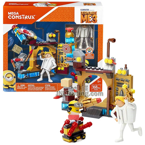 Year 2016 Mega Construx Despicable Me 3 Series Set FFJ35 - DRU'S LAIR with Dru and Minion (Total Pieces: 168)