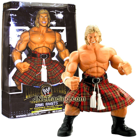 Jakks Pacific Year 2005 World Wrestling Entertainment WWE Classic Super Stars Series Ring Giants 14 Inch Tall Figure - "ROWDY" RODDY PIPER with 13 Points of Articulation