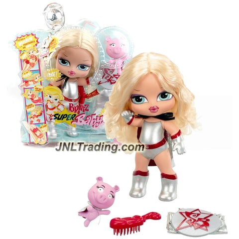 MGA Entertainment Bratz Super Big Babyz Series 13 Inch Electronic Doll - CLOE with Sidekick Angel The Super Pig and Hairbrush Plus Bonus Cape For You