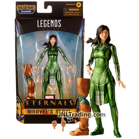 Year 2020 Marvel Legends Eternals Series 6 Inch Tall Figure - MARVEL'S SERSI with Alternative Hands and Gilgamesh Left Leg
