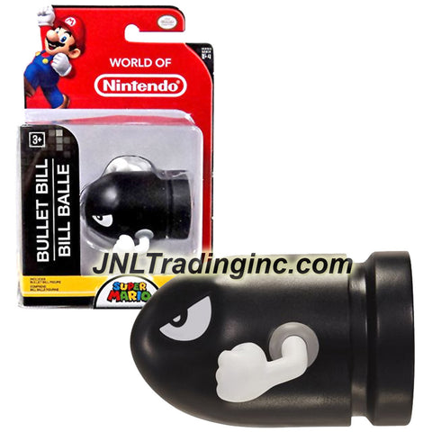 Jakks Pacific Year 2015 World of Nintendo "Super Mario" Series 2 Inch Long Mini Figure - BULLET BILL