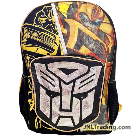 Transformers Bumblebee School Backpack with 2 Compartments, 2 Side Pocket and Adjustable Padded Shoulder Straps