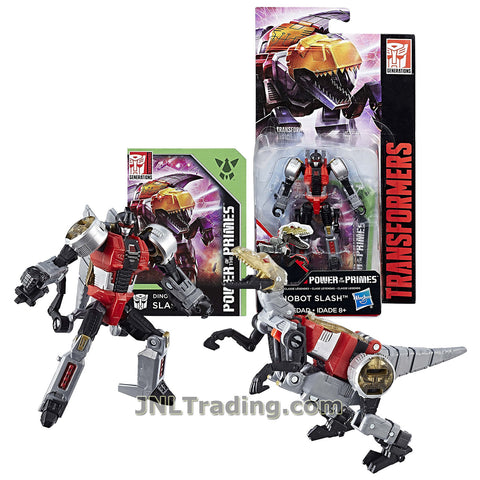 Transformers Year 2017 Generations Power of the Primes Series Legends Class 4 Inch Tall Figure - DINOBOT SLASH with Collector Card (Beast: Velociraptor)