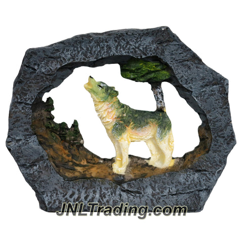 Regal Elites Vista Rock Series 4 Inch Long Sculpture - HOWLING WOLF (Dim: 4" x 3-1/4" x 1")