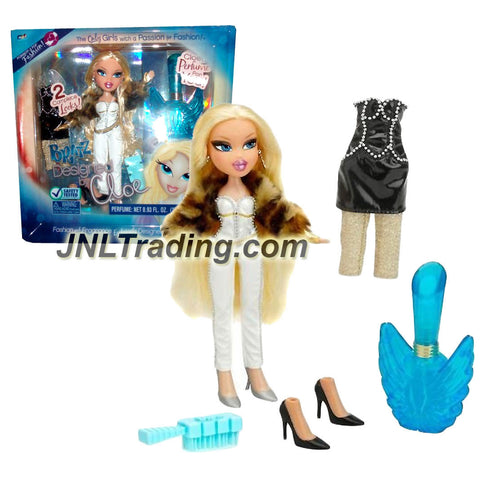 MGA Entertainment Bratz Passion 4 Fashion Series 9 Inch Doll Set - CLOE with 2 Outfits, Blue Hairbrush and Fragrance Exclusively Designed By Cloe