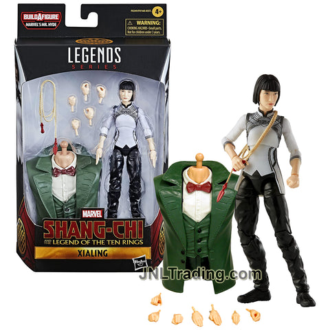 Year 2021 Marvel Legends Shang-Chi The Legends of the Ten Rings Series 6 Inch Tall Figure - XIALING with Alternative Hands and Mr. Hyde's Abdomen
