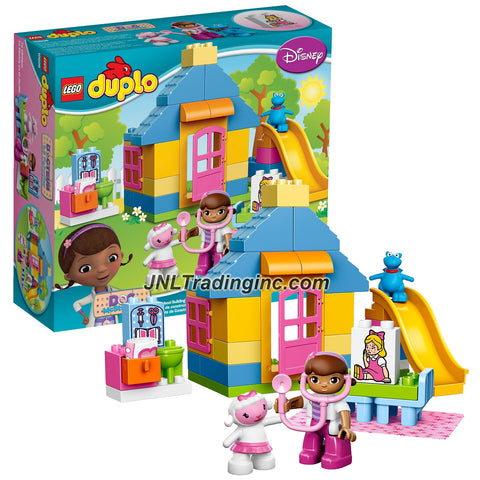 Lego Year 2015 Duplo Doc McStuffins Series Set #10606 - BACKYARD CLINIC with Medical Tools Plus Doc McStuffins, Lambie and Stuffy Figure (Pieces: 39)