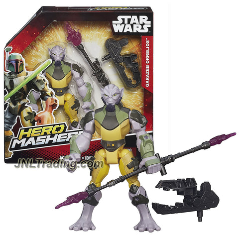 Hasbro Year 2015 Star Wars Hero Mashers Series 6 Inch Tall Figure - GARAZEB ORRELIOS with Bo-Rifle and Giant Clamp