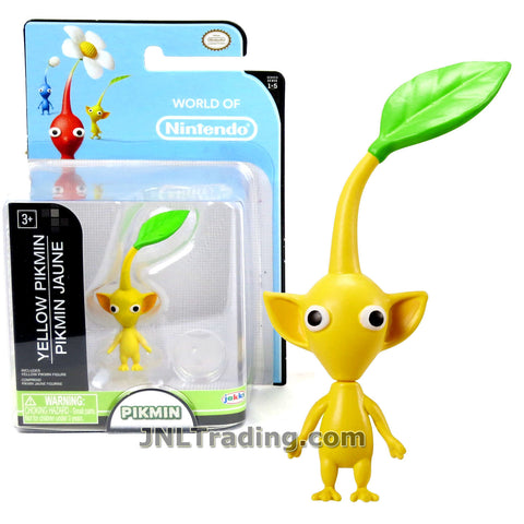 Jakks Pacific Year 2015 World of Nintendo "Pikmin" Series 2-1/2 Inch Tall Mini Figure - YELLOW PIKMIN