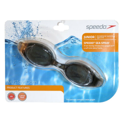 Speedo Junior Sea Spray Swimming Goggles ages 6 14 UV FREE Swim