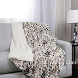 LIFE COMFORT The Ultimate Throw Luxurious Faux Reversing to Plush 60x70"