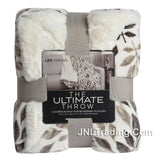 LIFE COMFORT The Ultimate Throw Luxurious Faux Reversing to Plush 60x70"