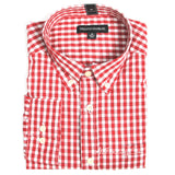 Tricots St. Raphael Men's 100% Cotton Woven Long Sleeve Plaid Shirt