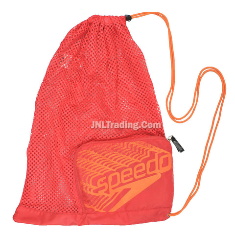 Speedo Trendy Packable Swim Gear/Sport/Equipment Mesh Bag Pink
