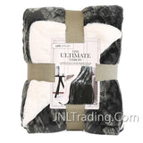 Life Comfort Ultimate Faux Fur Throw 60x70" Thick and Warm Soft Cozy Blanket