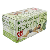 Cooling Bamboo Memory Foam Body Pillow Full Body Support Hypoallergenic Washable Hotel Quality Comfort Side Back Sleepers