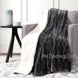 Life Comfort Ultimate Faux Fur Throw 60x70" Thick and Warm Soft Cozy Blanket