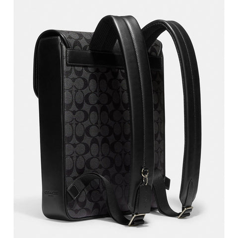 coach backpack men price Coach Men's Blaine Backpack In Signature Canvas (black) MSRP $598 – JNL Trading