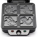 Disney Mickey & Friends 4 Character Waffles Maker Nonstick Cooking Plates