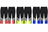 Women's High Waist Capri Leggings Colorblock Athletic Yoga Workout Pants