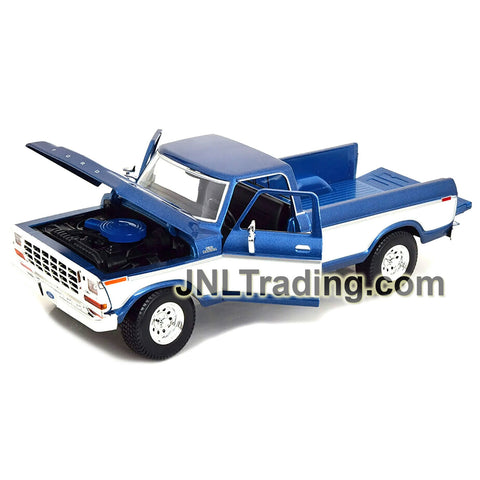 FORD F-150 PICK-UP 1979 BLUE 1:18 Maisto Auto Stradali Nouveau FORD F-150 PICK-UP 1979 BLUE 1:18 Maisto Auto Stradali Nouveau